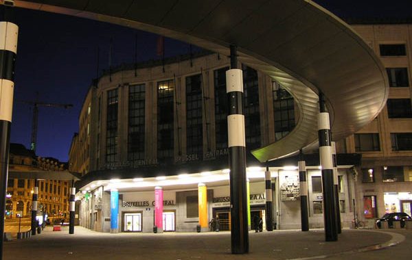 estación de tren en Bruselas