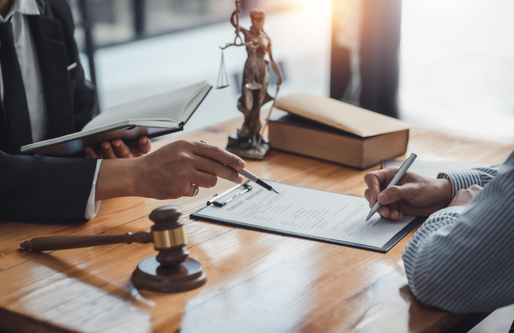 Sign the agreement The Concept of Legal Procedure and Litigation.